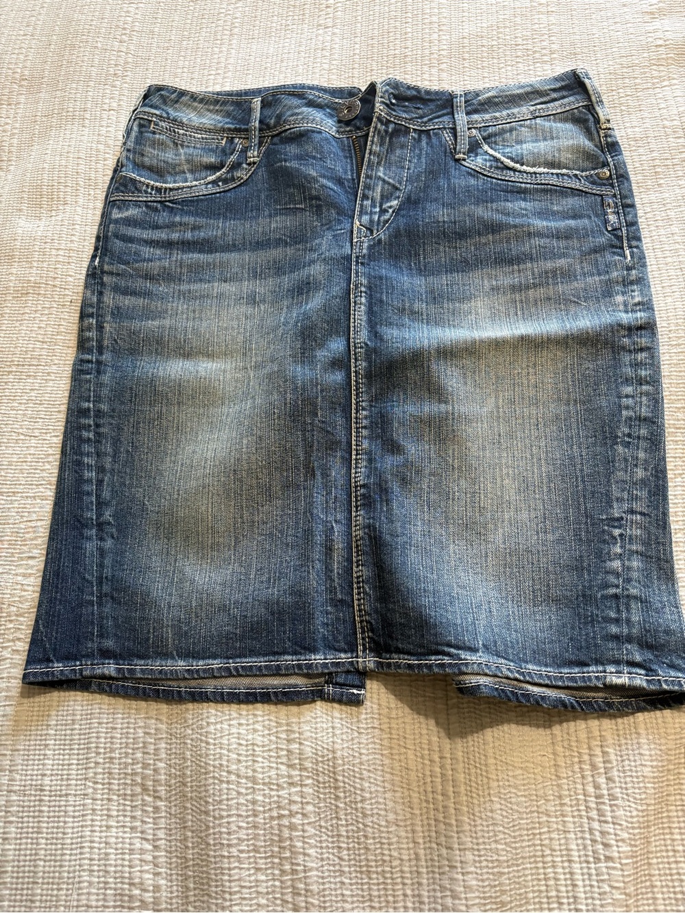 Silver Denim Women's Jean Skirt